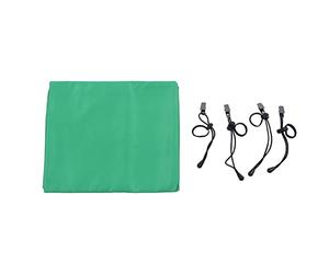 HEEPDD Green Screen - Fondo para fotografía de estudio (cifrado 75D, 1 x 2 m, 39,4 x 78,7 pulgadas), color verde