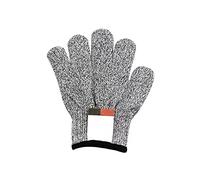 HEEPDD Guante de Mandolina o para Descascarar Ostras con Comodidad y Destreza Superiores para Cortar Carne en la Cocina, Procesar Pescado, Descascarar Ostras, Gris, 18 Cm (#6)