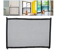HEEPDD Guardia de Seguridad de Mascotas Mesh Safety Mesh Gates Pat Gat para Perros Cats Ligeros Portables No Se Necesitan Herramientas para Puertas Escaleras Interiores Al Aire Libre (S)