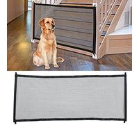 HEEPDD Guardia de Seguridad de Mascotas Mesh Safety Mesh Gates Pat Gat para Perros Cats Ligeros Portables No Se Necesitan Herramientas para Puertas Escaleras Interiores Al Aire Libre (L)
