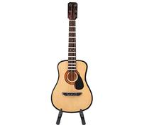 HEEPDD - Guitarra en Miniatura, Modelo de Guitarra en Miniatura con Soporte de Guitarra, Modelo de visualización Mini Adornos, para la decoración de Oficina en casa, cumpleaños
