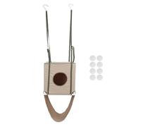 HEEPDD Hamaca Colgante de Gatos, Ventana de Hamaca para Mascotas Casa de Percha 2 Niveles de Puertas Resistentes a Prueba de Lluvia Resistente Diseño Colgante con Escondite para el