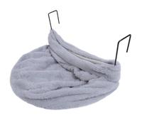HEEPDD Hamaca para gatos, hamaca colgante para ventana de gato, cama suave para dormir con funda de tela extraíble para interiores, gatos, hurones, conejos, alféizar de la ventana (gris)
