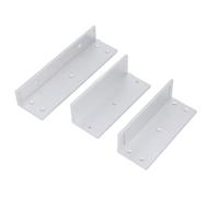 HEEPDD Herrajes y Cerraduras para Puertas y Ventanas Soporte Z de Aleación de Aluminio L para Cerradura Electromagnética Fuerza de Sujeción de 500 Kg 1200 Lb para Puerta Interior con Desgaste por