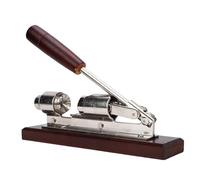 HEEPDD Herramienta de Galleta de Nueces de Nuez, Construcción de Acero Inoxidable, de Madera Ergonómica, Herramienta de Cocina Eficiente para Todas las Nueces