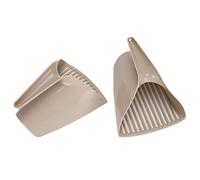 HEEPDD Herramienta de Limpieza de la Pala de Las Cajas de para Gatos de 2 Piezas, Diseño Ergonómico de Gran Capacidad, Apariencia Linda Adecuada para Gatos, Pala de Inodoro para para Palear Nan