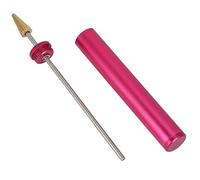 HEEPDD Herramienta de Teñido de Borde Eficiente para el Rodillo de Tinte de Borde para la Artesanía de Cuero Sintética de Bricolaje Rosado para Artesanos de Cuero Aluminio+latón Fácil de Limpiar