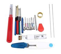 HEEPDD Herramientas de Costura de Punta de Bordado de Aguja con Aguja con de 20 Piezas con Múltiples, Diseño de Cabeza Intercambiable para Nan para Principiantes