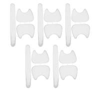 HEEPDD Hojas de Malla de Plástico, 5 Piezas Hojas de Lona de Plástico de Artesanía Blanca Bordes Pulidos Elaboración Segura y Fácil para Proyectos de Bordado de Fabricación de Bolsas