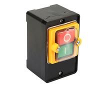 HEEPDD Interruptor de Botón A Prueba de Agua, ON OFF Control de Motor de Reinicio Automático con Bloqueo Automático AC 240 V 10 A para Operadores de Maquinaria Textil Arranque Directo del Motor sin