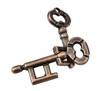 HEEPDD IQ Teaser Puzzle Lock, Material de Aleación de Zinc, Juguete Portátil para Aliviar el Estrés para Adultos, Rompecabezas de Desafío de Inteligencia para Ejercicio Cerebral Juguetes Educativos