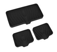 HEEPDD Jabonera de Silicona, Soporte de Esponja Autodrenante para Almacenamiento de Cocina y Baño (Black)