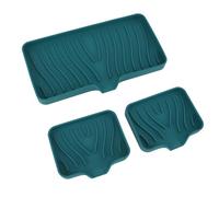 HEEPDD Jabonera de Silicona, Soporte de Esponja Autodrenante para Almacenamiento de Cocina y Baño (Green)