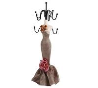 HEEPDD Joyero único, collar, aretes, pulsera, soporte para decoración del hogar, boda, inauguración de la casa, manualidades de resina (modelo pequeño)