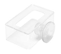 HEEPDD Juego de Anillos de Alimentación Flotantes de Acrílico Cuadrado para Alimentación de Peces, 2 uds., 16x10x4cm, Alimentador de Alimentos para Acuario, Pecera, Betta Goldfish Guppy, Controla el