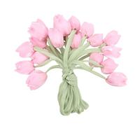 HEEPDD Juego de Cintas de Flores de Tulipán 10 Piezas Poliéster de 17,7 Pulgadas (PINK)