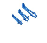 HEEPDD Juego de Herramientas de Abrazadera de Manguera, Alicates de Línea de 3 Piezas, Plástico ABS Aislante, Agarre Ergonómico para Frenos de Vehículos, Mantenimiento de Refrigeración de, (BLUE)