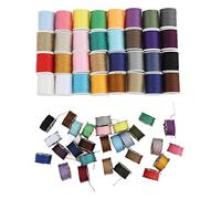 HEEPDD Juego de Hilos de Coser, Hilo para Máquina de Bordar, de Bordar con Bobinas Reutilizables, Kit de Costura a Mano para Reparación y Manualidades de Ropa, Juego de de Coser de 2,1 X 26,4 X 12,9