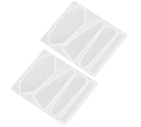 HEEPDD Juego de Moldes de Silicona para Pinzas para el Cabello, Herramientas de Fundición de Resina Reutilizables, 2 Pasadores Geométricos, Diseño Flexible de Fácil Liberación para Hacer Joyas,