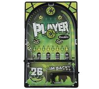 HEEPDD Juego de Pinball para Niños, Juguetes de Alta Resistencia, Mejora la Flexibilidad de los Dedos, Juego de Pinball de Bolsillo, Coordinación Mano-Ojo para Jugar en Casa (Verde Oscuro)