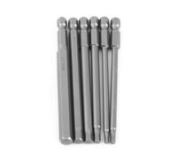 HEEPDD Juego de Puntas Magnéticas de 6 Piezas de 100 Mm, Broca para Herramientas de Cabeza con Vástago Hexagonal de 1/4 de Pulgada, Apta para Destornilladores Eléctricos,
