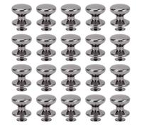 HEEPDD Juego de Tornillos de Remache, Remaches de Botón de Cabeza Redonda para Proyectos de Cuero y Artesanía, Fácil Instalación y Extracción, Conexión Firme de 15 Mm para Entusiastas del Bricolaje