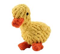 HEEPDD Juguete de Masticación de Perros Algodón Lindo Pato de Pato Toy de Limpieza para la Salud de los Dientes de Cachorros