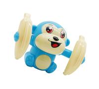 HEEPDD Juguete de Mono Rodante, Juguete Educativo Interactivo con Bordes Lisos para Niños, Fomenta la Actividad Física y la Coordinación de los Niños Pequeños (Blue)