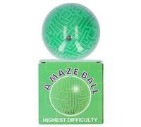 HEEPDD Juguete de Rompecabezas de Maze Maze 3D, Mini 3D Magic Ball Ball Brain Entrenamiento Intelectual Juego de Rompecabezas Juguete de Niños Maravillosos Niños Nan (Green)