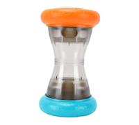 HEEPDD Juguete Interactivo para Perros Dispensador de Premios, Rompecabezas para Perros con Columna de Laberinto ABS y TPE, for Adiestramiento y Alimentación Lenta (Azul Naranja)