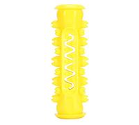 HEEPDD Juguete para Masticar para, Palo de Limpieza de Dientes para Mascotas con Diseño de Ranura en Zigzag para Eliminación Profunda de Sarro, Juguete Interactivo para Morder para (Yellow)