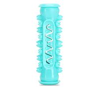 HEEPDD Juguete para Masticar para, Palo de Limpieza de Dientes para Mascotas con Diseño de Ranura en Zigzag para Eliminación Profunda de Sarro, Juguete Interactivo para Morder para (Lago Azul)