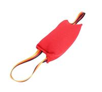 HEEPDD Juguete para Tirar de, Almohada de Yute para Mordedura de, Juguete con 2 Asas Fuertes, Tela a Prueba de Desgarros con Diseño Portátil para Jugar Al Aire Libre y Fortalecer la (Rojo)