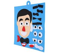 HEEPDD Juguetes de Rompecabezas de Expresiones, Tela de Fieltro, Juguete Creativo para Cambiar la Cara de Bricolaje para Actividades Entre Padres e Hijos, Ideal para Tiempo de Diversión Familiar