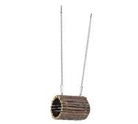 HEEPDD Juguetes para Masticar Hámster, Puente de Túnel Colgante de Madera de Manzano para Animales Pequeños, Fomenta el Ejercicio con Diseño Tipo Gancho para Jaula de Hámster (Modelo de Doble Uso