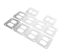 HEEPDD Junta Turbo de Acero Inoxidable de 10 Piezas con Sello Metálico Estilo Aplastamiento para Turbocompresor con Brida T4 Compatible con T04B T04E T04S 60-1 62-1 T04R