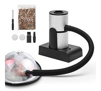 HEEPDD Kit de Ahumador Portátil para Cócteles con Infusor, Máquina para Ahumar en Interiores y Exteriores de Aleación y PP para Barbacoa Más, Ideal para Entusiastas de la Comida las Bebidas