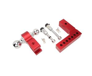 HEEPDD Kit de Enganche de Remolque, Montaje de Bola de Enganche de 6 Pulgadas, Elevación de Caída, Adecuado para Kit de de Remolque de Camión Pesado de 2 Pulgadas, Acero Inoxidable, Ajustable Otros