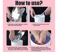 HEEPDD Kit de Fundición Manual 3D, Captura Cada Huella Digital, para Parejas y Familias, con Materiales Suficientes para su Primer Casting, Perfecto para Bodas, Aniversarios y Actividades Navideñas