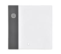 HEEPDD Kit de Libro con Tapa, Caja de Luz LED USB con 5 Cuadernos de Bocetos y Tornillos de Encuadernación, Tablero de Dibujo a Mano de Plexiglás de 13 X 13 Cm para Animación, Bocetos, Creación de