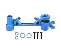 HEEPDD Kit de manillar RC, pequeño, compacto, de aleación de aluminio, resistente al desgaste, estable, fiable, kit de dirección de metal con rodamientos para coche 1/7 RC (azul)
