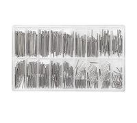 HEEPDD Kit de Reparación de Acero Inoxidable Kit de Reparación de Pasadores de Reloj de Acero Inoxidable, Juego de Barras de Resorte de Doble Hombro de 360 Piezas para y Mantenimiento de Eslabones