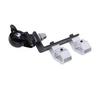 HEEPDD Kit de Ruedas Delanteras de Caja de Herramientas, sin Movimiento de Inclinación para un Rodamiento Suave, Giro de 360 grados con Freno, Capacidad de 200 Libras, Construcción de Metal, Garaje,