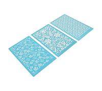 HEEPDD Kit de Serigrafía de Arcilla Polimérica, para Usar Plantillas para Manualidades Creativas y Divertidas, Perfecto para Niños y Adultos en Varias Superficies Kit de Serigrafía de Arcilla