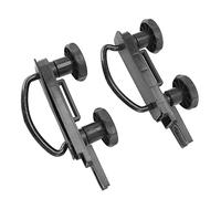 HEEPDD Kit de Soporte para Caja de Techo Kit Universal de Montaje en Techo Acero Inoxidable Plástico Poliéster con Tornillos en U Contratuercas Juntas para Configuración de Portaequipajes en el del