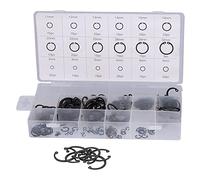 HEEPDD Kit Surtido de Anillos de Retención Juego de Circlips Internos de Acero de Aleación 300 Piezas Tamaños de 0,12 a 1,26 Pulgadas para Mecánica Automotriz y Reparaciones en Talleres Domésticos