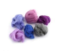 HEEPDD Lana Merina de 36 Colores, Fibra Súper Suave para Fieltro con Aguja, Perfecta para Manualidades y Proyectos de Hilado a Mano