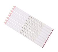 HEEPDD Lápiz de Marca de Costura, 8 Piezas Sin afilar Lápiz Soluble en Agua Blanca Lápiz de Tela de Costura Lápiz Modista Herramienta práctica para Coser Marcado y trazado