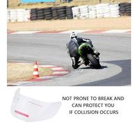 HEEPDD Lente de Repuesto para Parabrisas de Casco, Viseras de Casco Material de PC de Explosión, Visera Transparente Liviana y de Fácil Instalación para Cascos AGV K5 K3SV Lente de Repuesto para (#1)