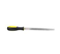 HEEPDD Lima de Metal Triangular de Acero con Alto Contenido de Carbono T12 de 12,6 Pulgadas, Lima de Afilar con Mango de PVC para Madera, Metal, Cerámica, Vidrio, Piedra, Desbarbado,